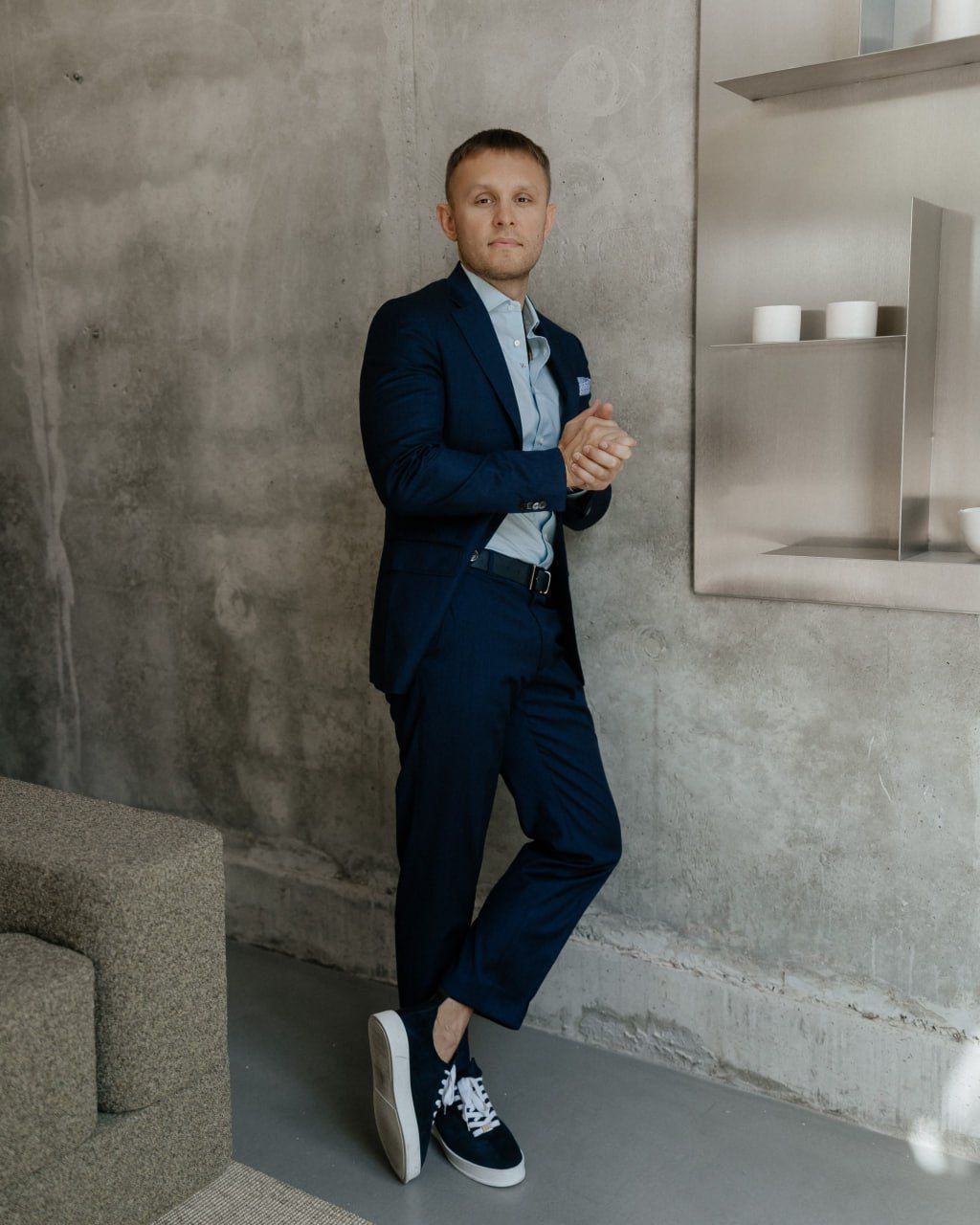 Artem Lyashanov, fintech expert, field portrait Kyiv 2026